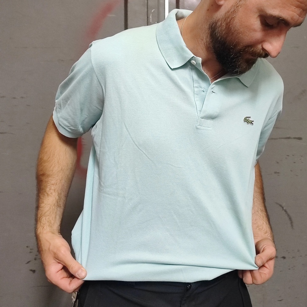 Lacoste Men's Sky Blue Polo Shirt